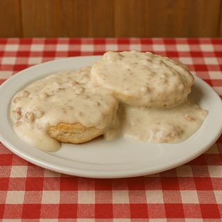 Biscuits with Sausage Gravy